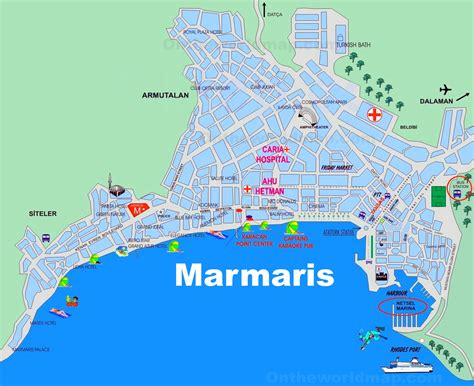 Banu hotel marmaris map